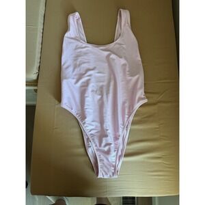 NWT Aerie Ribbed Pink‎ One Piece Swimsuit XL